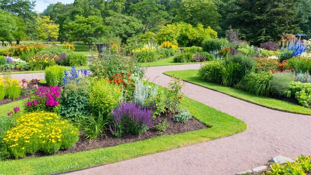 Balanced landscape design example