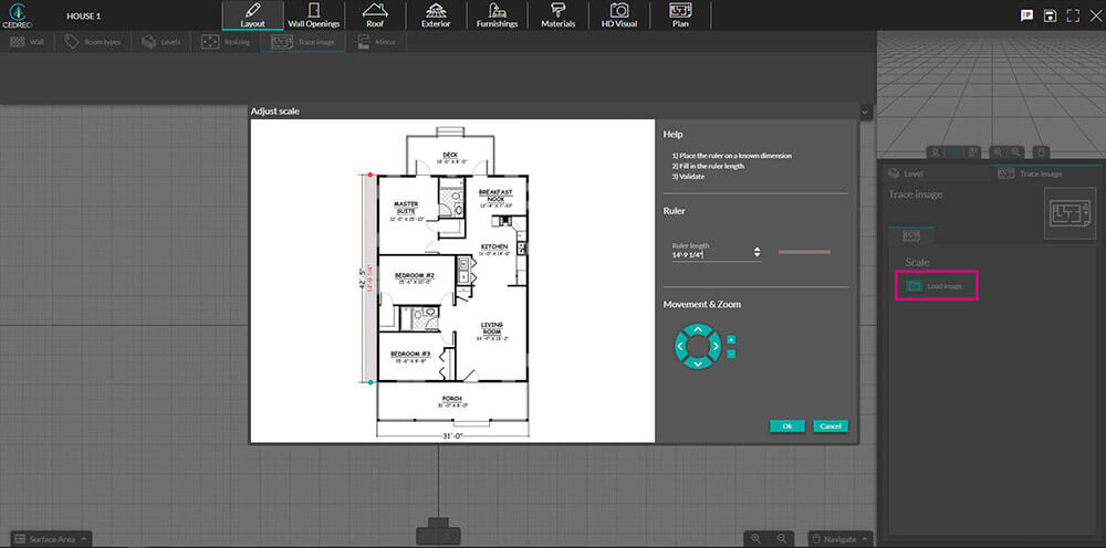 Import a Floor Plan in Cedreo