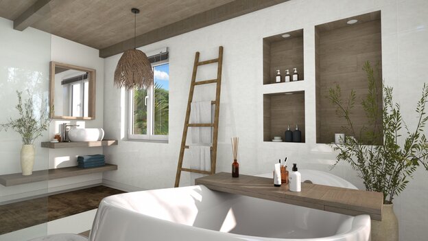 Coastal bathroom example