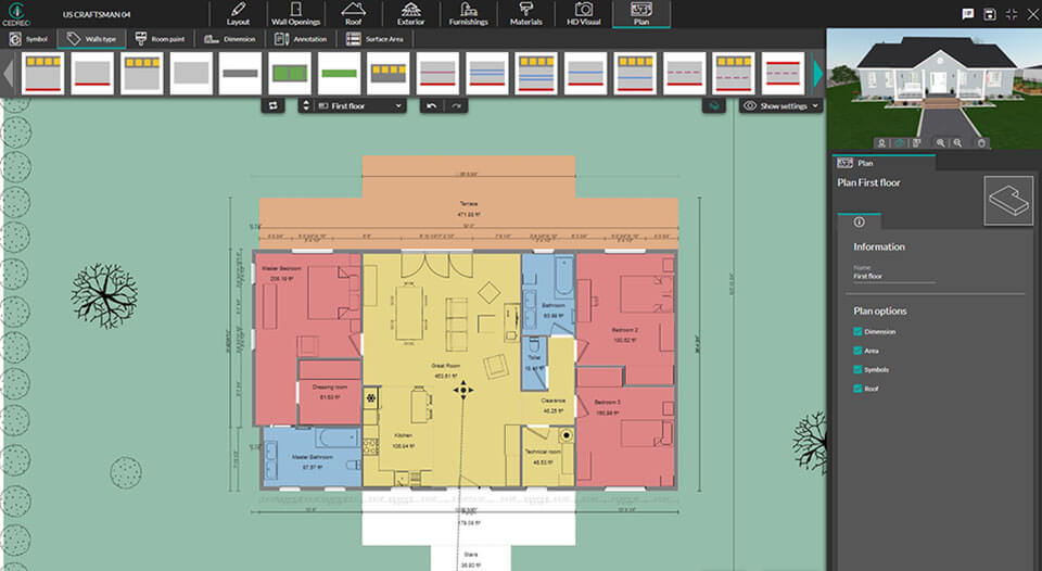 UI shot of the plan step