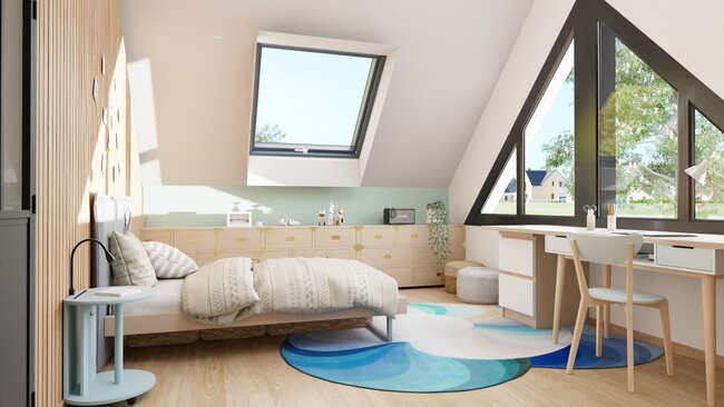 attic bedroom