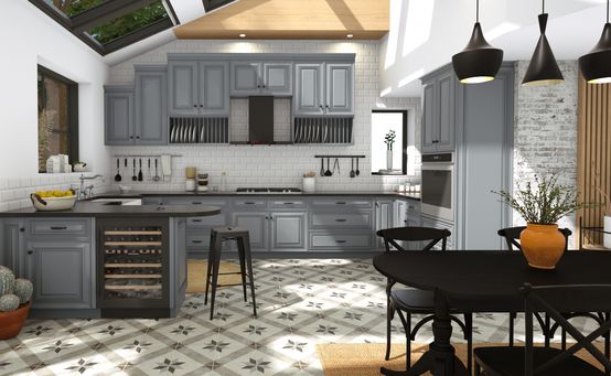 cocina personalizada con Cedreo 