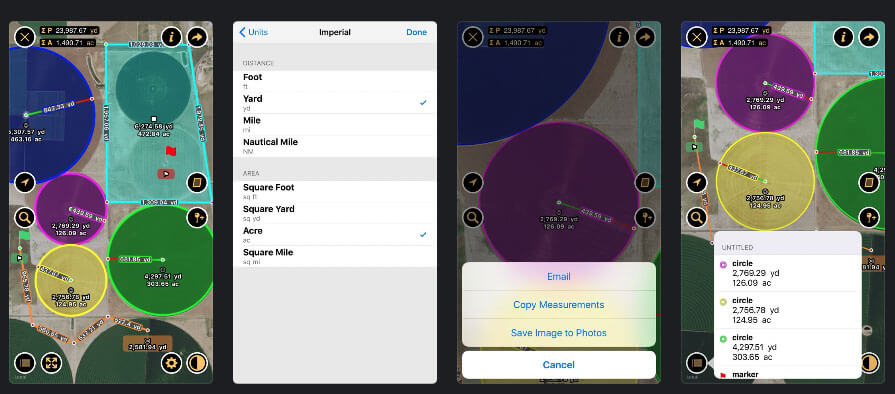 Screenshot Planimeter website