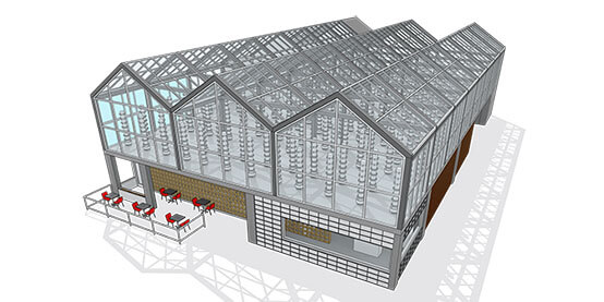 Renderizado generado con Sketchup