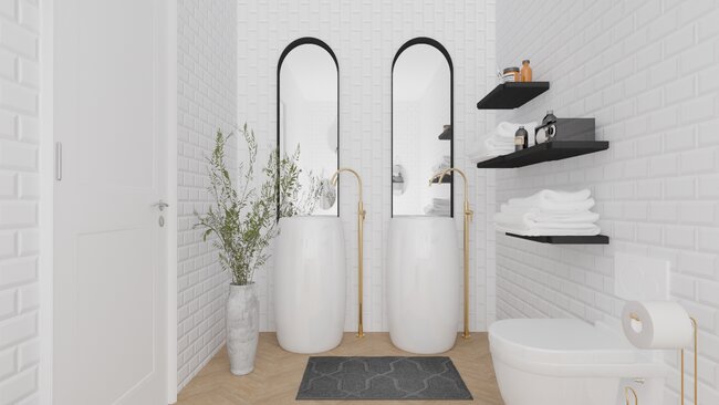 small bathroom example