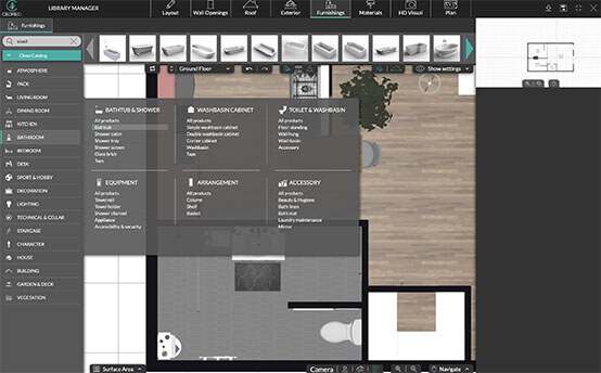 Add Furnishings Step in Cedreo