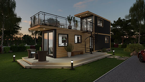 3D Visualisierung eines Tiny Houses