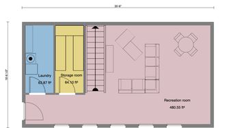 Mit Cedreo erstellter 2D Grundriss