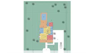 Site plan with trees example