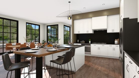 Dining Room/Kitchen Open Floor Plan