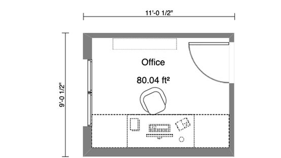 Mit Cedreo erstellter 2D Grundriss