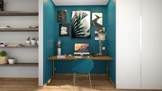 home office photorealistic rendering created with Cedreo