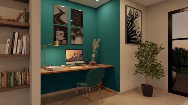 Office 3D render