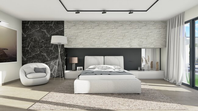 Modern bedroom