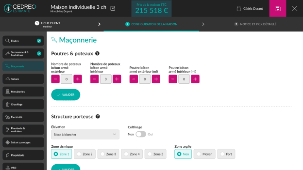 estimation cout maçonnerie