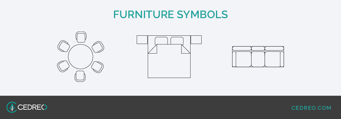 Furniture symbols