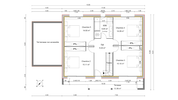 2D floor plan