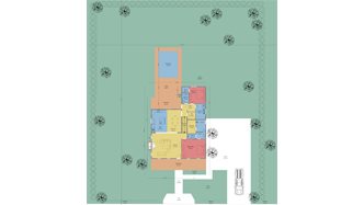 Mit Cedreo erstellter 2D Lageplan