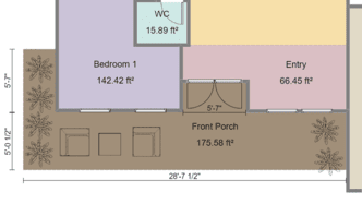 Outdoor Front Porch Floor Plan