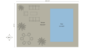 Outdoor Living Area Floor Plan