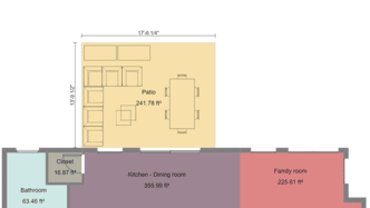 Outdoor Patio Floor Plan